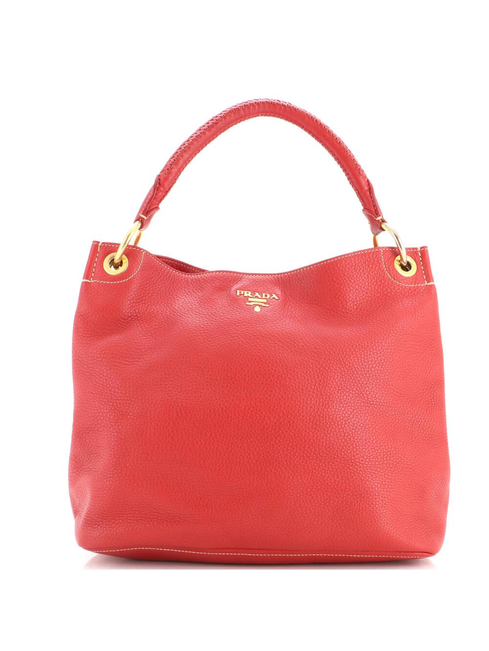 Prada Rolled Hobo Vitello Daino Large #322242P77B
